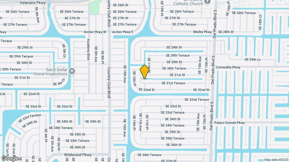 1109 SE 31st Terrace Map and Location Details