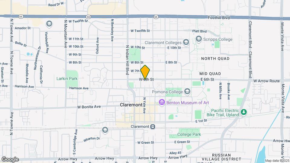 256 W 6th St Map and Location Details