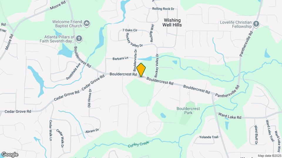 3543 Bouldercrest Rd Map and Location Details