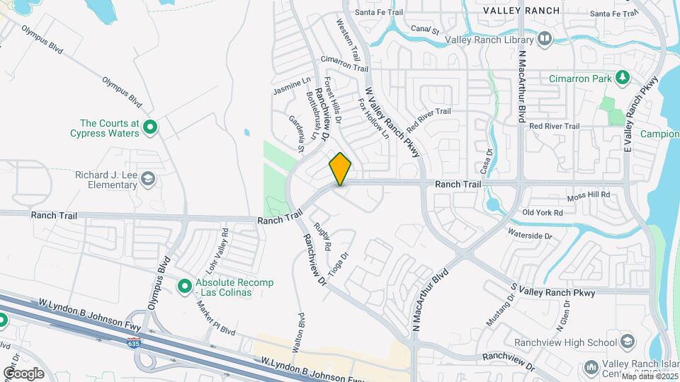 1149 Pedernales Trail Map and Location Details