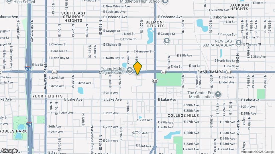 2002 E 33rd Ave Map and Location Details