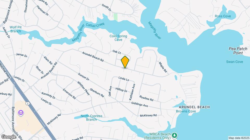 271 Arundel Beach Rd Mapa y Detalles de la Ubicación