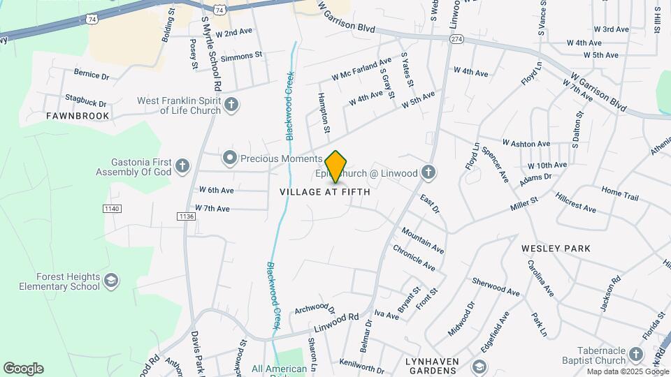 1551 Peabody Court Mapa y Detalles de la Ubicación