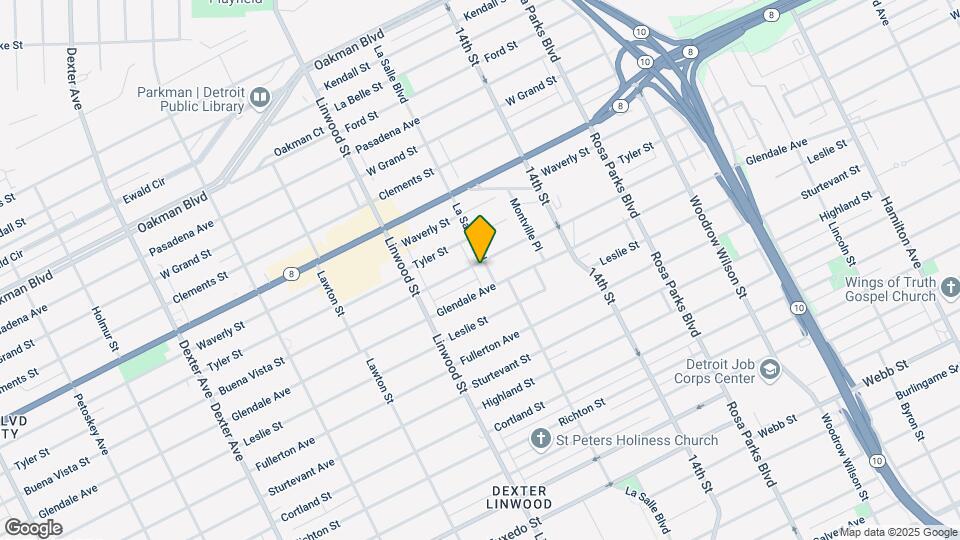 12835 La Salle Blvd Map and Location Details