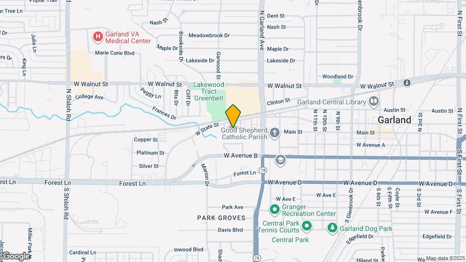 108 McKinley St Map and Location Details