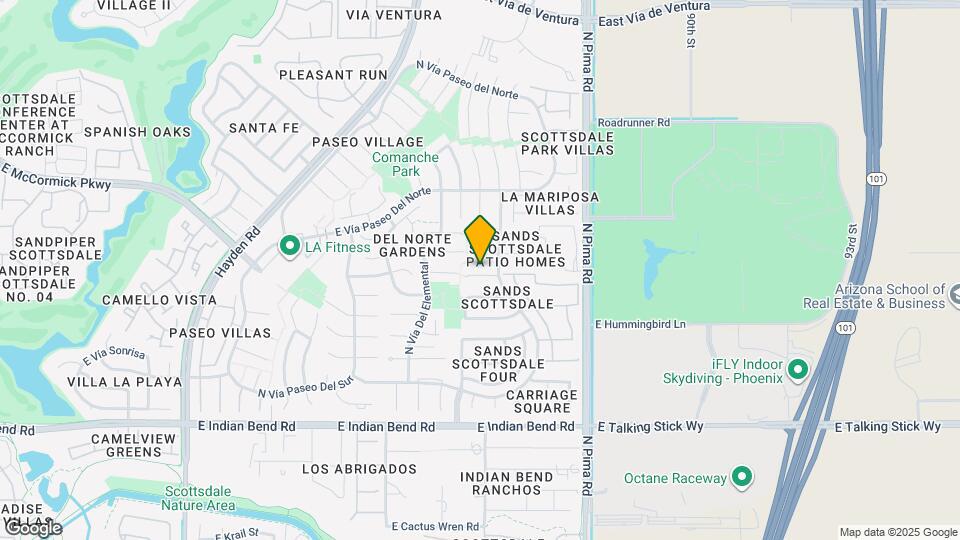 8558 E Vía De Viva Map and Location Details