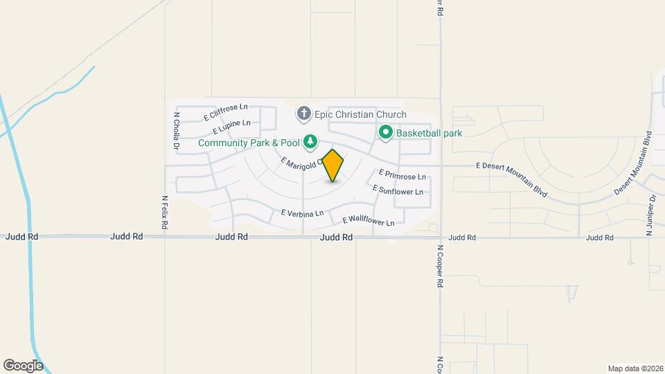 11148 E Sunflower Ct Map and Location Details