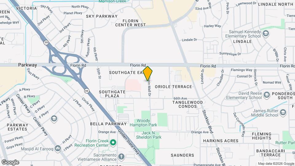 7252 Florin Mall Dr Map and Location Details