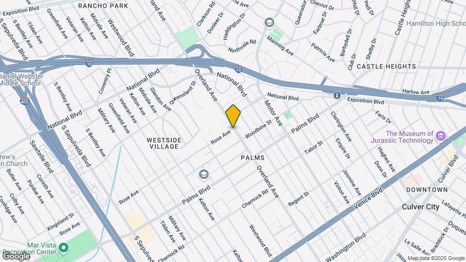 3355 Overland Ave, Unit 509 Mapa y Detalles de la Ubicación