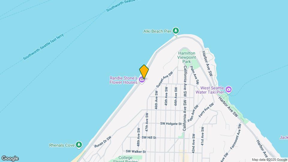 1388 Alki Ave SW Mapa y Detalles de la Ubicación