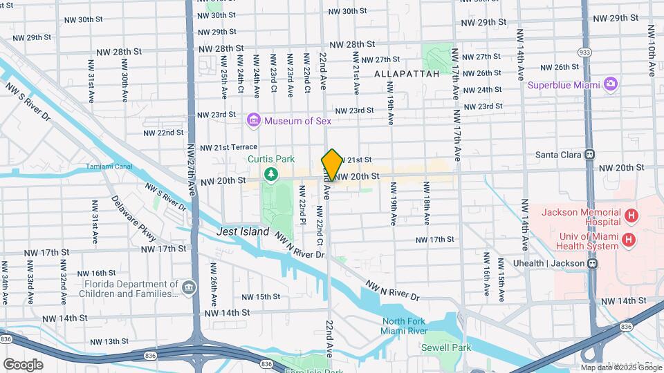 1939 NW 22nd Ave Mapa y Detalles de la Ubicación
