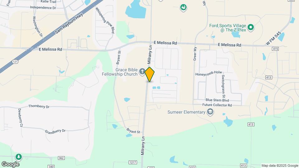 Townhomes at Sam Rayburn Mapa y Detalles de la Ubicación