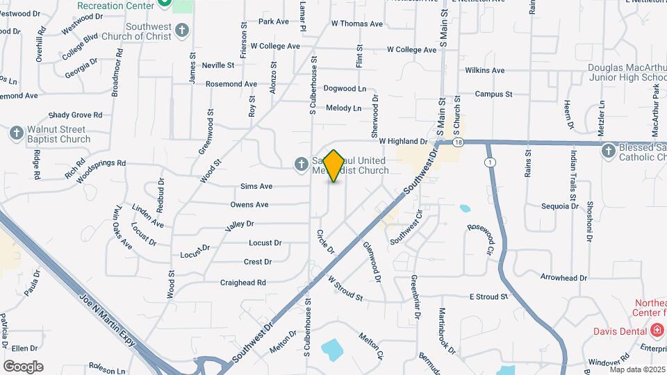 2206 Circle Dr Map and Location Details