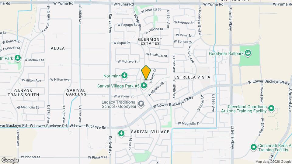 2173 S 160th Ln Mapa y Detalles de la Ubicación