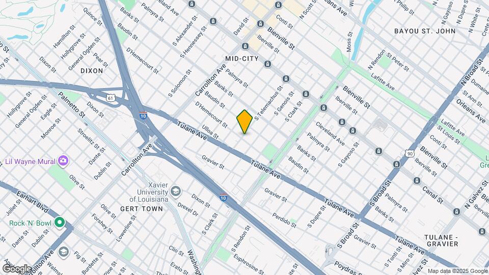 536 S Telemachus St Map and Location Details