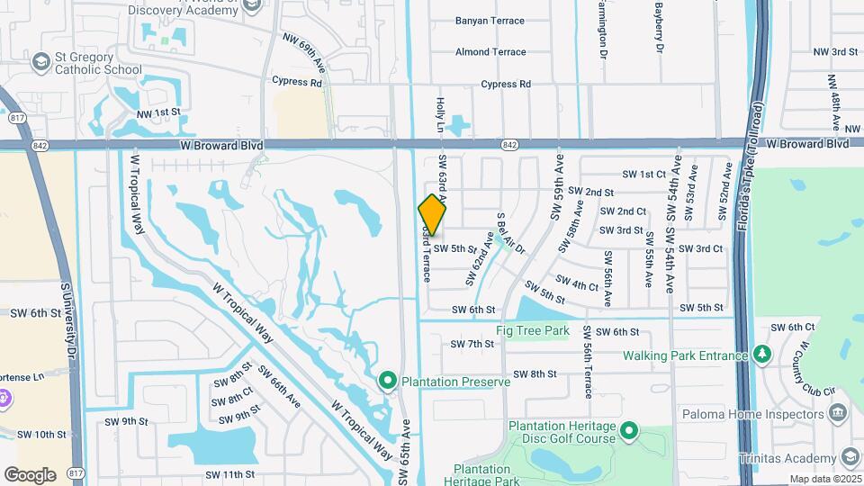 6341 SW 5th St Map and Location Details