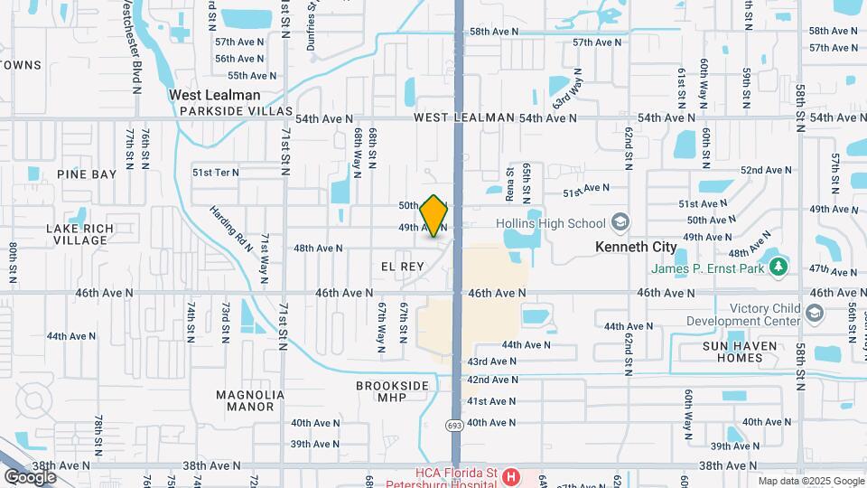6605 48th Ave N Map and Location Details