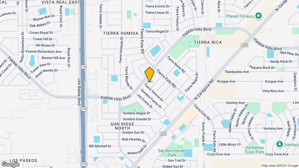2208 Tierra Alegre Way Map and Location Details