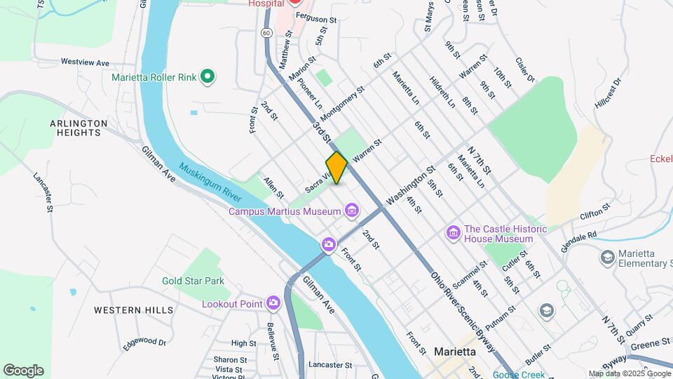 628 2nd St Map and Location Details