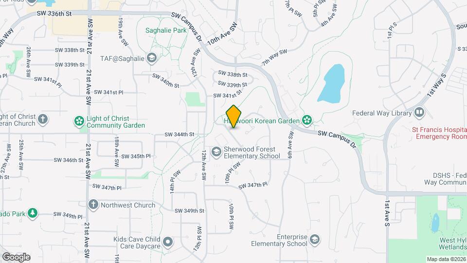 34426 10th Ave SW Map and Location Details