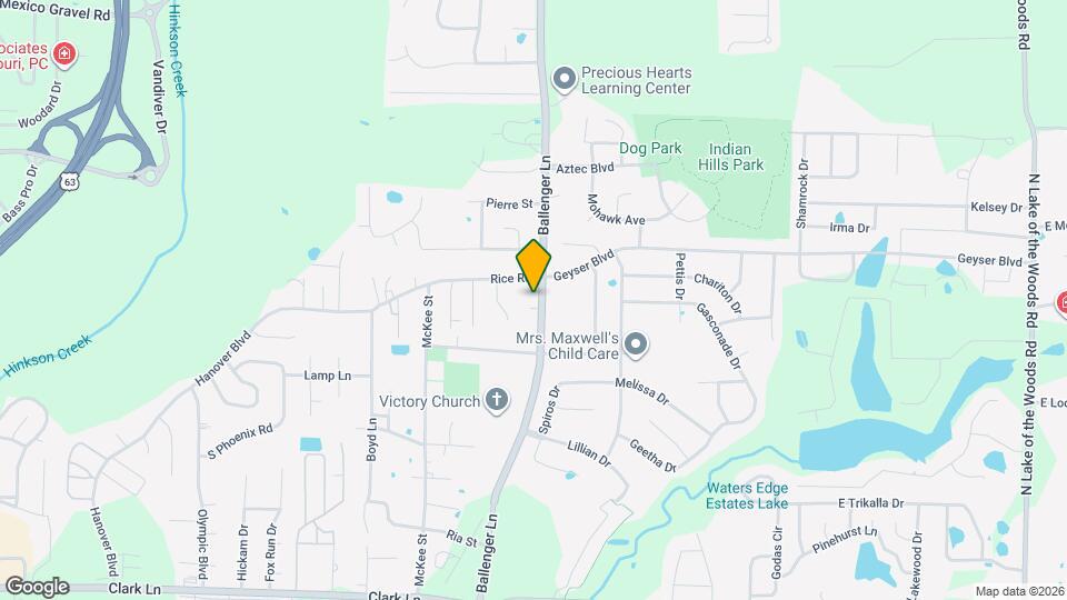 2117 N Ballenger Ln Map and Location Details