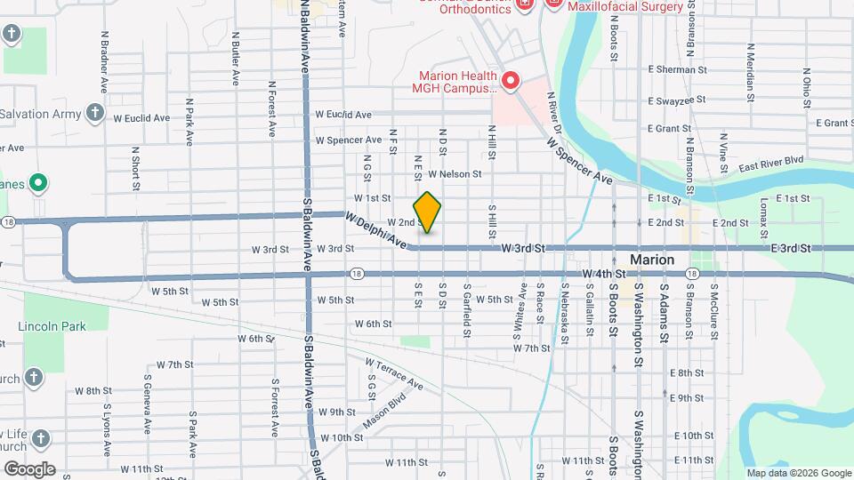 916 W 3rd St, Unit A Mapa y Detalles de la Ubicación