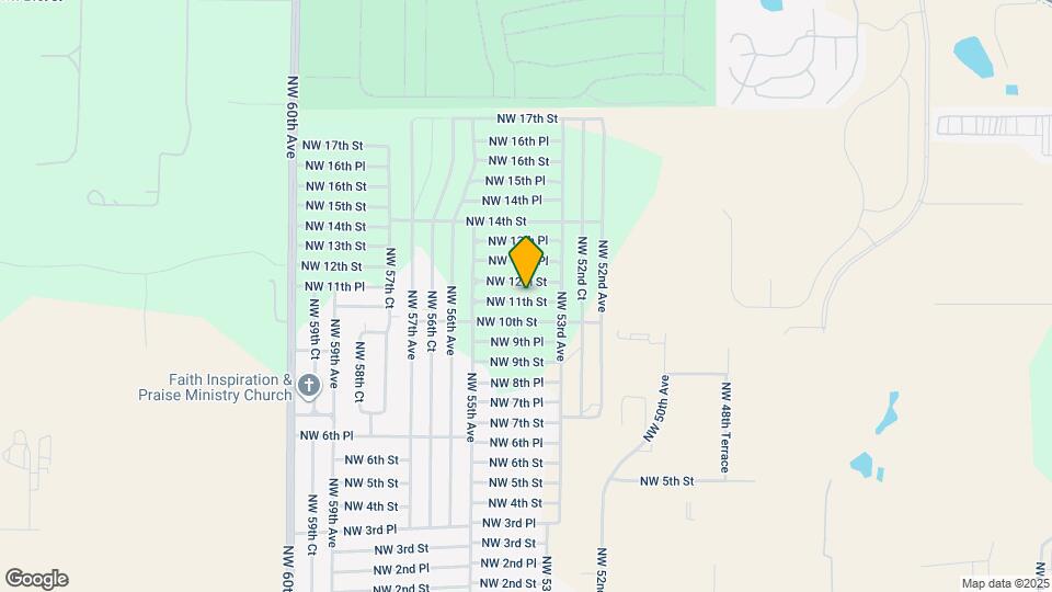 5327 NW 11th St Map and Location Details