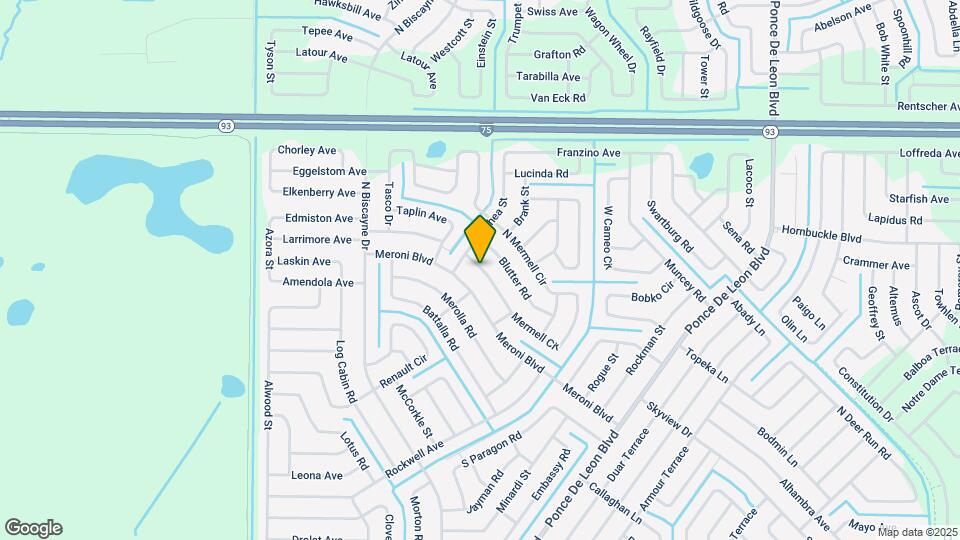 4124 Mermell Cir Mapa y Detalles de la Ubicación
