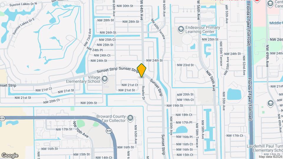 2211 NW 64th Ave Map and Location Details
