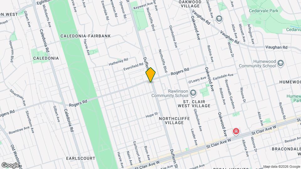 2000 Dufferin St Map and Location Details