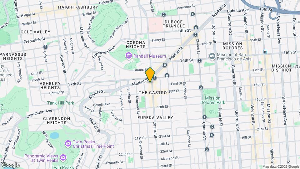 438-440-440 Castro St Map and Location Details