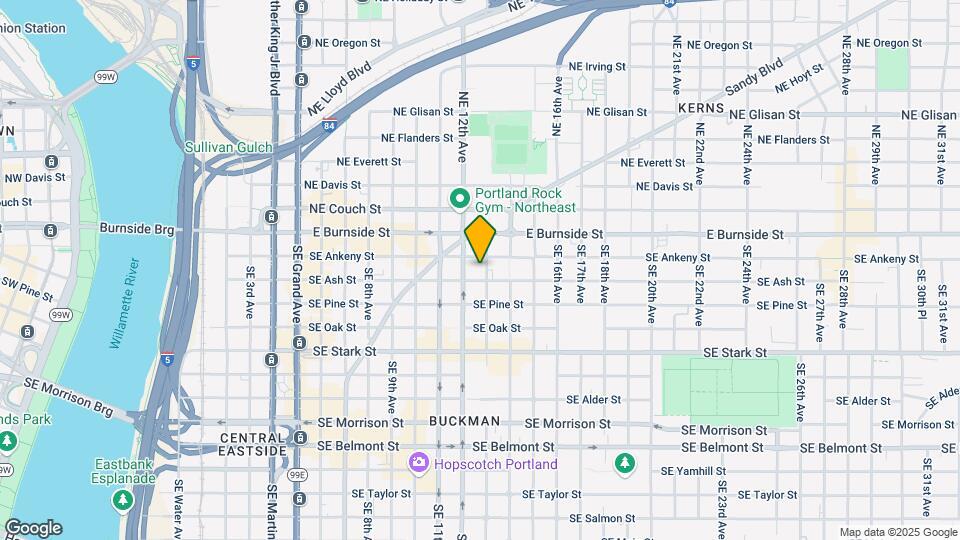 1225 SE Ash St Map and Location Details