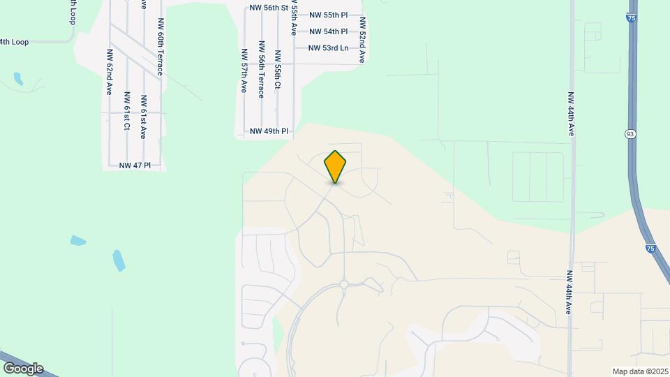 5308 NW 46th Ln Rd Map and Location Details