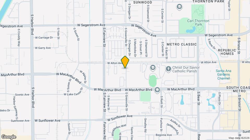 2602 W Columbine Ave, Unit #A Mapa y Detalles de la Ubicación