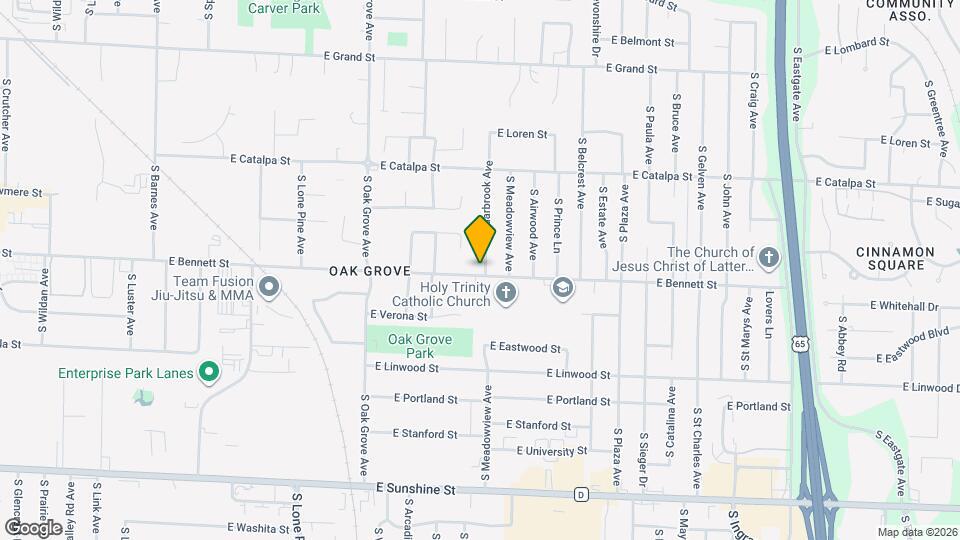 2807 E Bennett St Map and Location Details