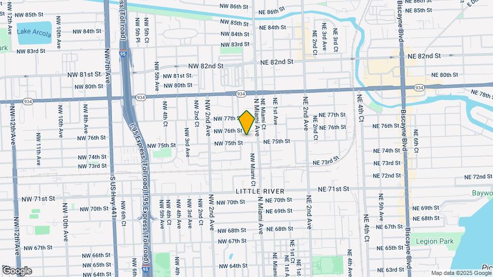 35 NW 75th St Map and Location Details