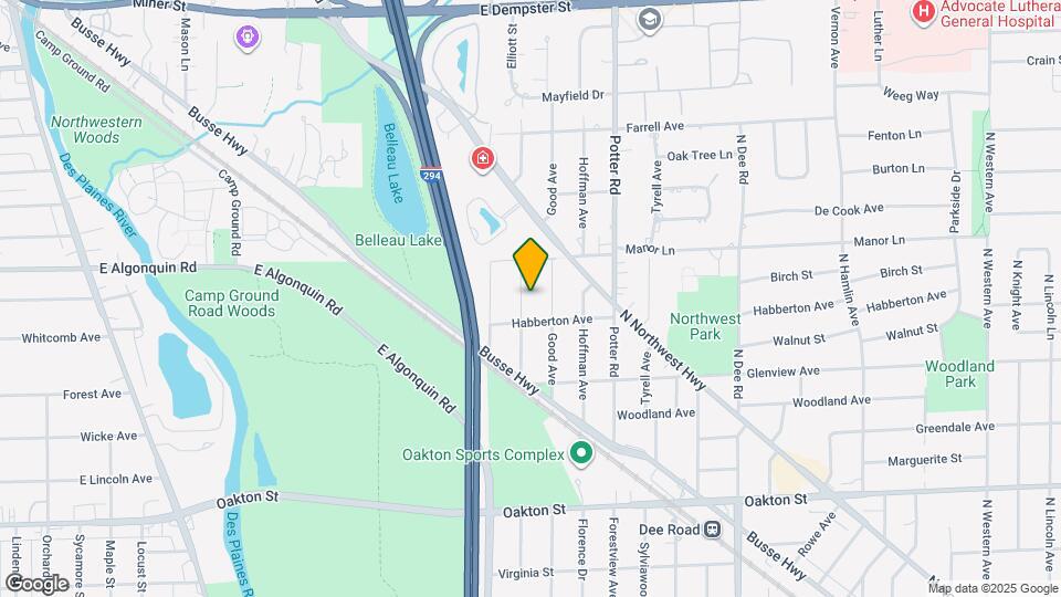 1315 Elliott St Map and Location Details