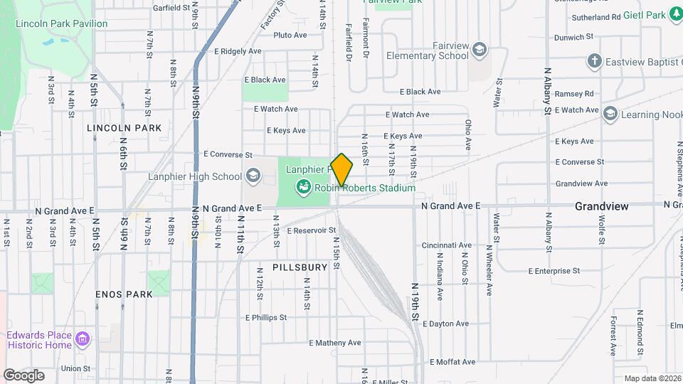 1408 N 15th St Map and Location Details