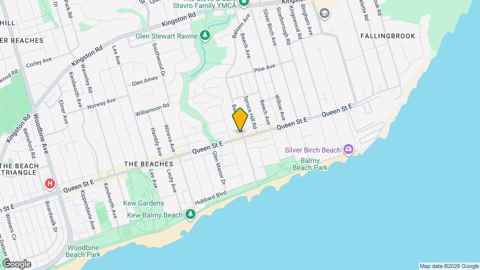 2196 Queen St E Map and Location Details