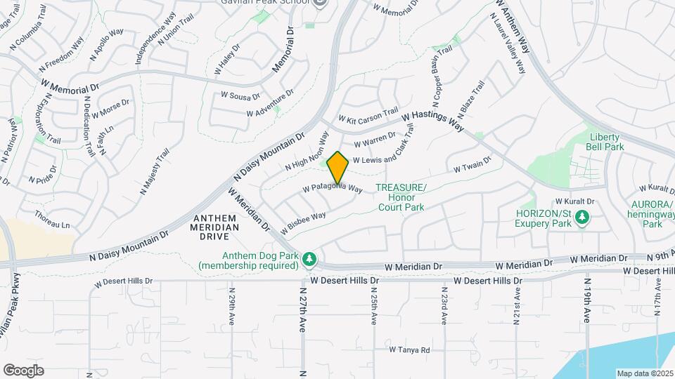 2587 W Patagonia Way Map and Location Details