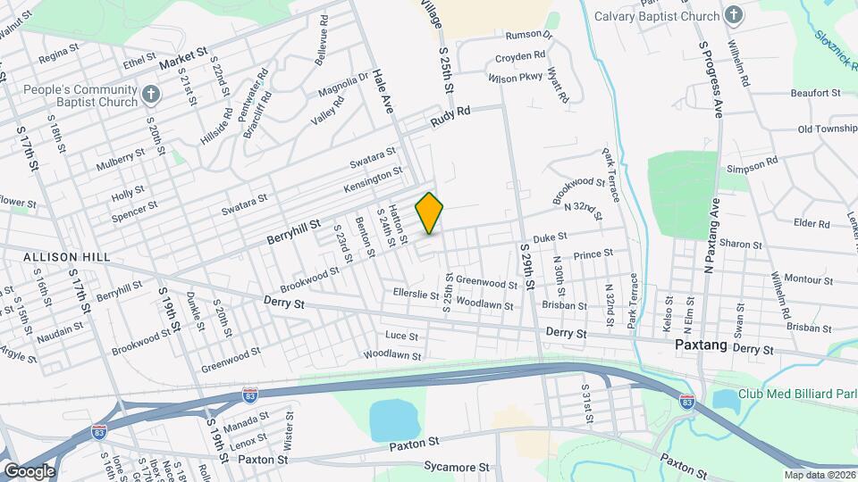 2445 Brookwood St Map and Location Details