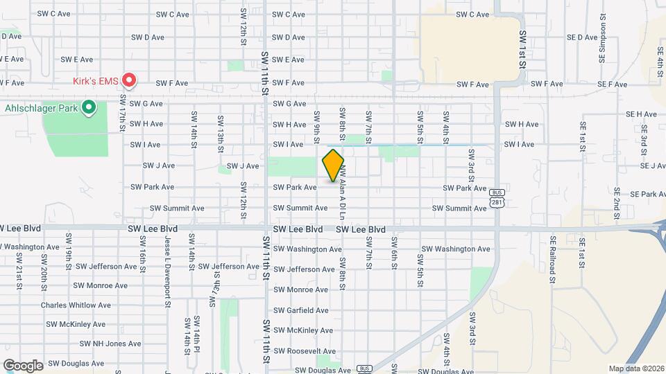 806 SW Park Ave Map and Location Details