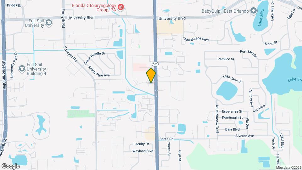 3440 N Goldenrod Rd Map and Location Details