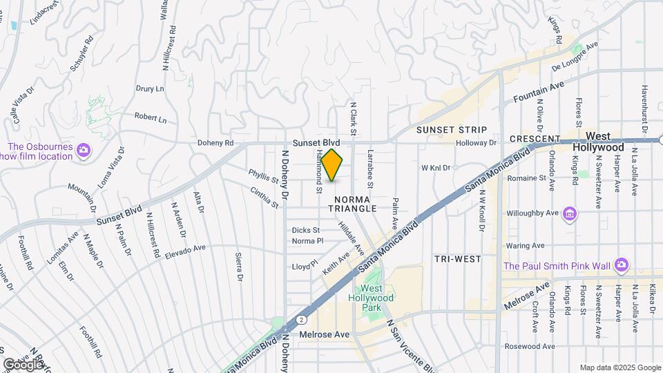 937 Hilldale Ave Mapa y Detalles de la Ubicación