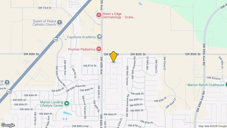 5846 SW 80th Ln Map and Location Details