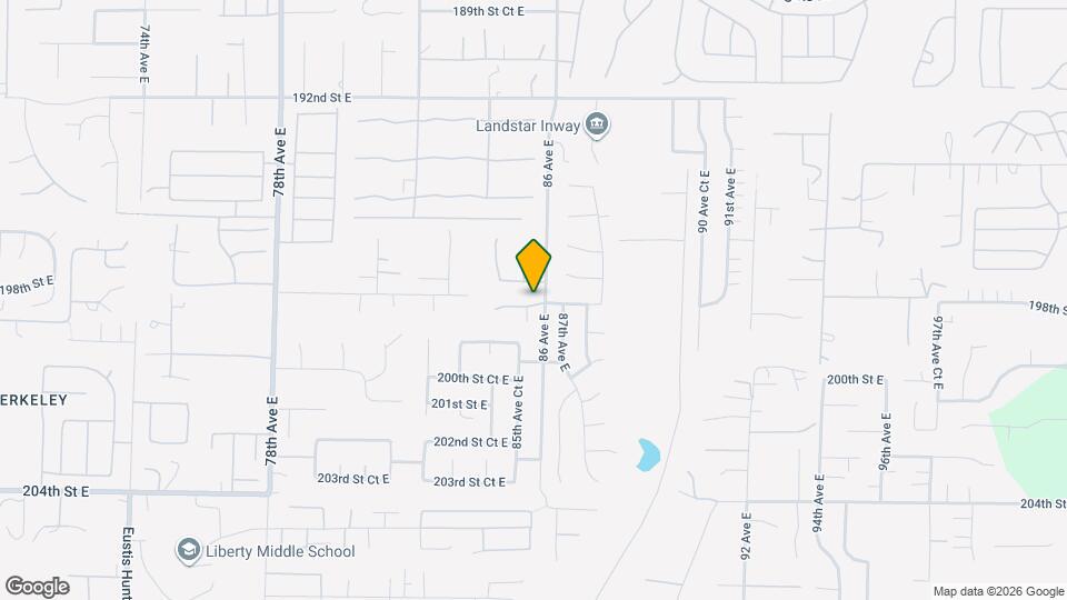 8523 198th St E Map and Location Details