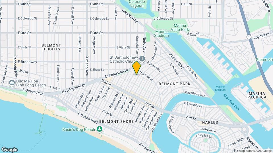 241 Nieto Ave, Unit unit b Map and Location Details