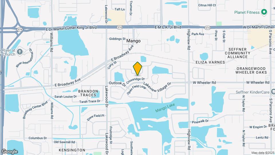 1618 Crossridge Dr Map and Location Details