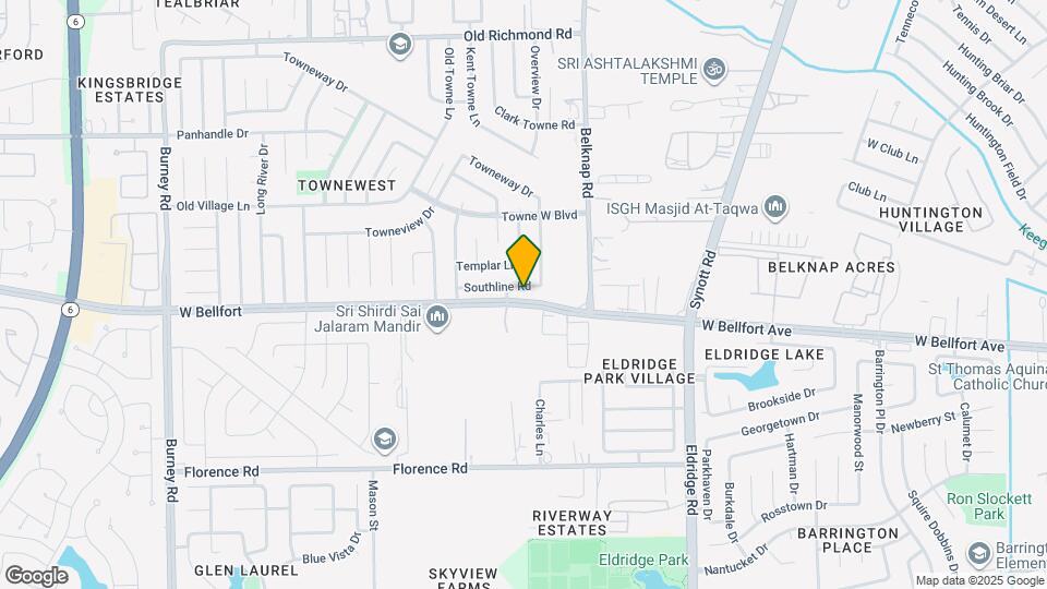 13719 Southline Rd Map and Location Details