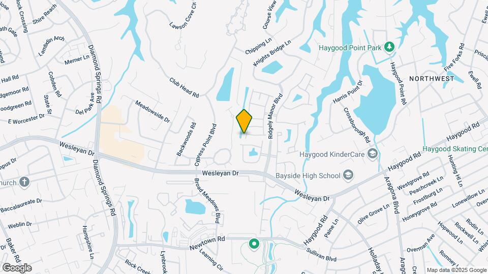 1105 Yarbrough Way Map and Location Details
